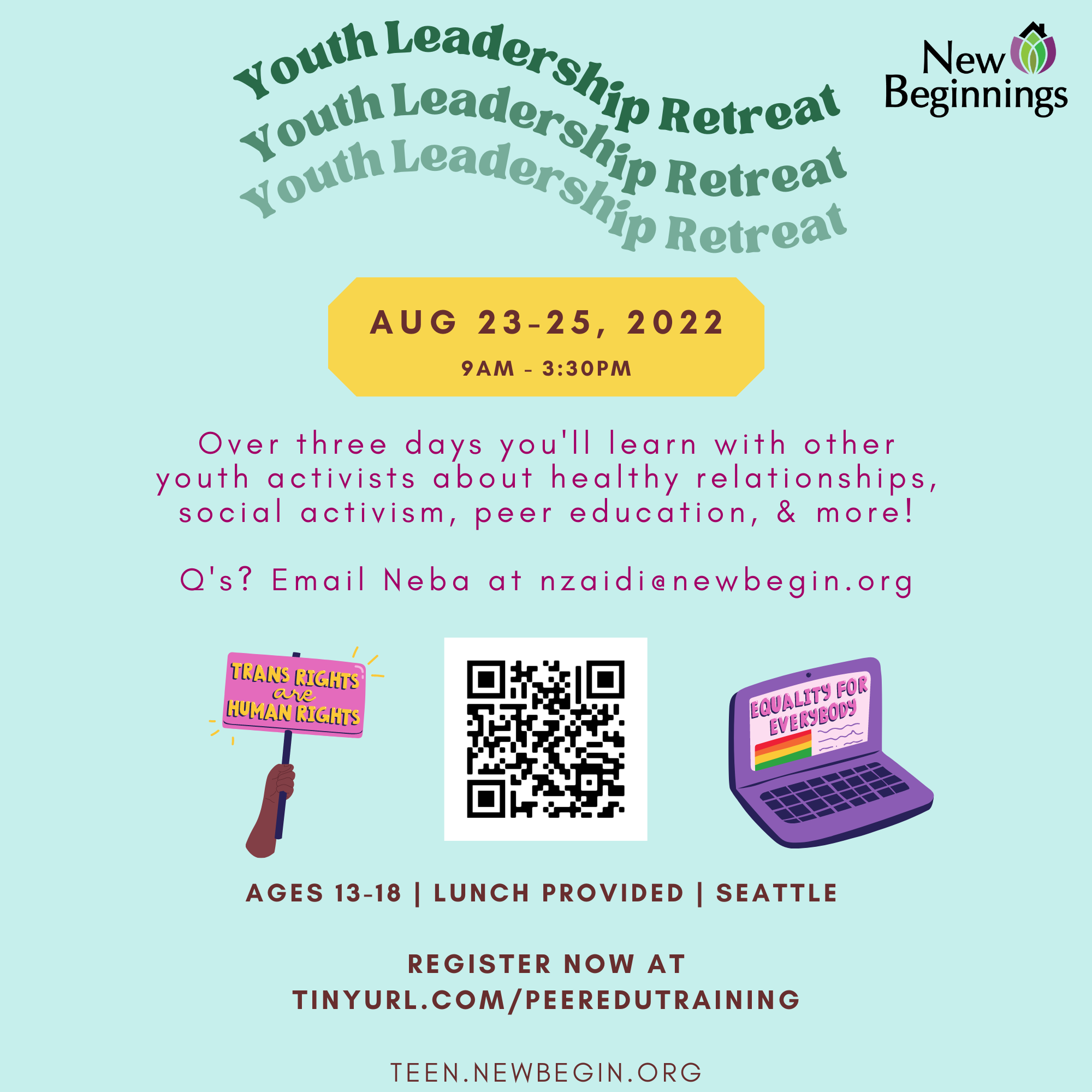 IG Youth Retreat Flyer (8 × 8 in)